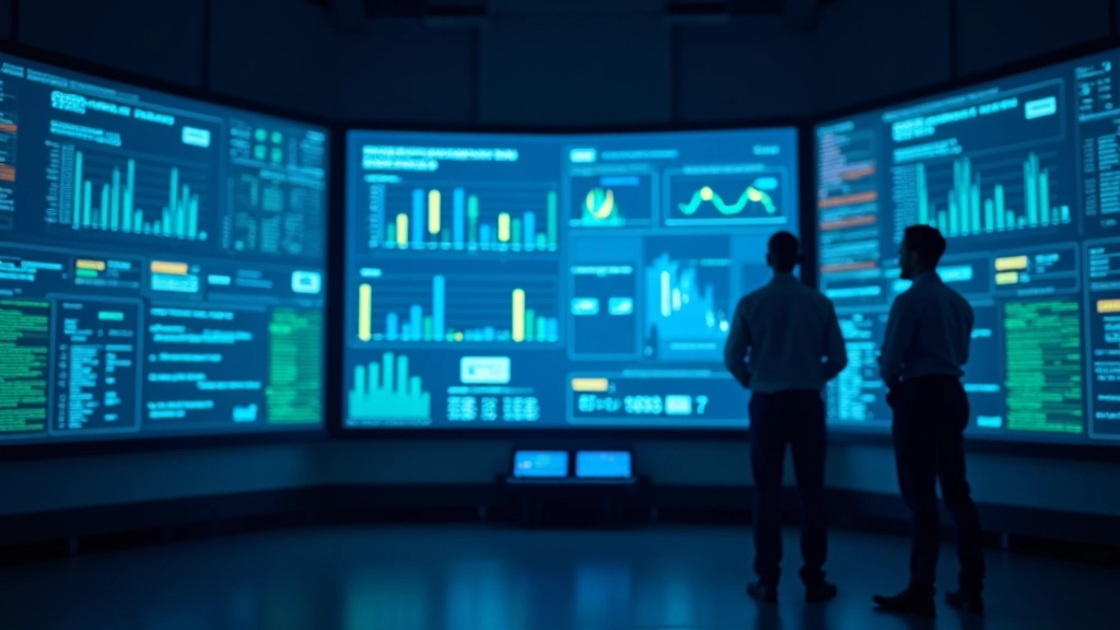 Centro de control de red inteligente con visualización de datos en tiempo real